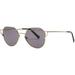 Bob Sdrunk GOLD Mercury-102 Grey Solid Lens Sunglasses