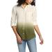 Eddie Bauer Women's Carry-On Long-Sleeve Button-Down Shirt - Dip Dye