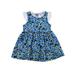 ZIYIXIN Baby Girl Floral Midi Sleeveless High Waist Flared Dress