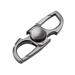 Sunisery 3 in 1 Stainless Steel Key Chain Bottle Opener Car Business Key Rings