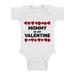 Awkward Styles Mommy Is My Valentine Short Sleeve Bodysuit for Baby Valentine's Day One Piece Valentine's Day Gifts for Baby Boy Valentine's Day Baby Romper Cute Gifts for Boys Mom Baby Boy Bodysuit