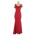 Pre-Owned La Petite Robe by Chiara Boni Women's Size 44 Red Tally Gown