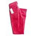 J Brand Womens Julia High Rise Flare Pants Pink Rose Petal Size 23