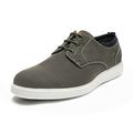 Bruno Marc Mens Casual Dress Shoes Business Oxfords Shoes Lace-up PU Sneakers JAYDEN DARK/GREY Size 8.5