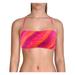 Lauren Ralph Lauren Womens Painted Bandeau Strappless Bikini Swim Top