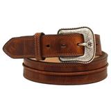 Ariat A1019444-44 Mens Shield Logo Buckle Leather Belt, Size - 44