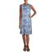 Weekend MaxMara Womens Alfiere Crewneck printed Midi Dress