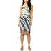 Rachel Rachel Roy Womens Michele Printed Asymmetrical Tank Dress Green M