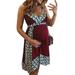 Sexy Dance Women Maternity Sleeveless Strappy Dresses Sexy Deep V-Neck Dress for Daily Wearing or Baby Shower