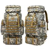 Military Tactical Backpack Novashion 80L Large Capacity Camping Hiking Backpack Rucksack Waterproof Traveling Daypack for Outdoor, Gift for Boy and Girl