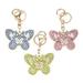 Tomshine DIY Diamond Painting Keychain Pendant Butterfly Key Ring Full Drill Special Shape Diamond Painting Kits for Handbag Shoulder Bag Backpack Pendant