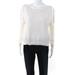 Pre-ownedTheory Womens Long Sleeve Crew Neck Wool Sweater Top White Size Small