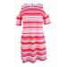 Calvin Klein Women's Off-The-Shoulder Striped Sheath Dress