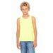 The Bella + Canvas Youth Jersey Tank Top - NEON YELLOW - L