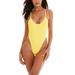 Colisha Women Deep V Neck Monokini Beachwear Bikini Swimwear One Piece Swimsuits Bathing Suits Bodysuits XS-L