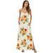 Bescita Women'S Casual Maxi Dress Sexy Strap V-Neck A-Line Side Slit Maxi Dress