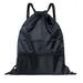 Frecoccialo String Drawstring School Backpack Bag Cinch Sack School Tote Gym Bag Sport Pack,Black