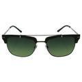 Burberry BE 4202-Q 3537/T4 - Brushed Gunmetal/Green Gradient Polarized by Burberry for Men - 54-19-145 mm Sunglasses