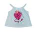Infant Girls Berry Cute Tank Top Pink Strawberry Baby Shirt