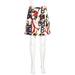 Burberry Ladies Skirts Stone Archive Print Medal Skirt