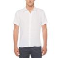 Men's Short Sleeve Solid Linen Shirt