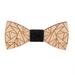 Lavaport Handmade Customized Mens Solid Wooden Bow Tie Clips