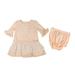 Knit Ruffles Dress with Lace Trim (Newborn Girls & Baby Girls)