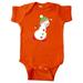 Inktastic Ice Skating Snowman, Snowman With Hat, Carrot Nose Infant Short Sleeve Bodysuit Unisex