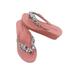 UKAP Womens Ladies' Wedge Heels Flip Flops Slippers Fashion Summer Diamond Decorated