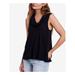 FREE PEOPLE Womens Black Tank Sleeveless Cowl Neck Top Size: XS