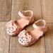 CUTELOVE Summer Fashion Girls Sandals Anti Slip Soft Sole Bow Hollow Lace Strap Sandals Kid Shoes