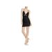 Tiger Mist Womens Lace-Up Ruched Bodycon Dress