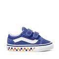 Vans Old Skool V Unisex/Toddler Shoe Size Toddler 7.5 Athletics VN0A38JNWKL ((Tri Checkerboard) Royal Blue/True White)