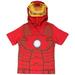 Marvel Avengers Toddler Boys' Iron Man Hooded Tee with Mask (3T)