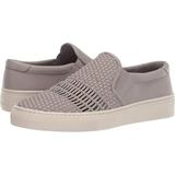 Via Spiga Sara Woven Leather Slip-on Sneakers Grey