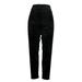 Cuddl Duds Women's Pants Sz XL Double Plush Velour Leggings Black A293100