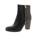 MICHAEL Michael Kors Womens Leather Monogram Ankle Boots