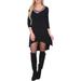 Women's 3/4 Sleeve Sol Embellished Tunic