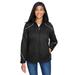The Ash City - North End Ladies' Angle 3-in-1 Jacket with Bonded Fleece Liner - BLACK 703 - S