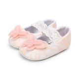 Butterfly Baby Princess Dress Girls Shoes Soft Sole Shoes Cute Butterfly Crib Shoes Anti-slip Baby First Walker Shoes
