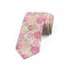 Rose Necktie, Romantic Flowers Polka Dots, Dress Tie, 3.7", Pink Pale Peach, by Ambesonne