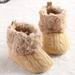 Baby Kids Infant Boys Girls Warm Snow Boots Fur Winter Toddler Crib Shoes 0-18M