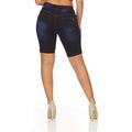 COVER GIRL Jeans Juniors High Rise Cuffed Bermuda Denim Shorts for Women Dark Acid Blue Size 13