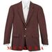 Dark Burgundy ~ Maroon Blazer~ Wine Color Designer Casual Cheap Priced Fashion Mens Wholesale Blazer Dress Jacket 2 Button Front 4 On Sleeves Fully Lined Metal Button (Men + Women)