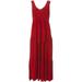 Emma & Michelle Womens Solid Tiered Dress