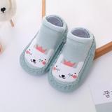 Cartoon Shallow First Walkers toddler shoes prewalker round Slip-On infant shoe rubber sole snow winter baby shoes