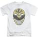 Power Rangers - White Ranger Mask - Juvenile Short Sleeve Shirt - 7