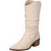 Dolce Vita Womens Zelie Casual Textured Cowboy, Western Boots