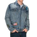 RING OF FIRE Men's Jean Parker Denim Jacket Size Up to 3XL