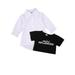 Xingqing Toddler Baby Girl Clothes Ruffle Long Sleeve Shirt Dress+Mini Tops 2Pcs Outfits 12-18 Months